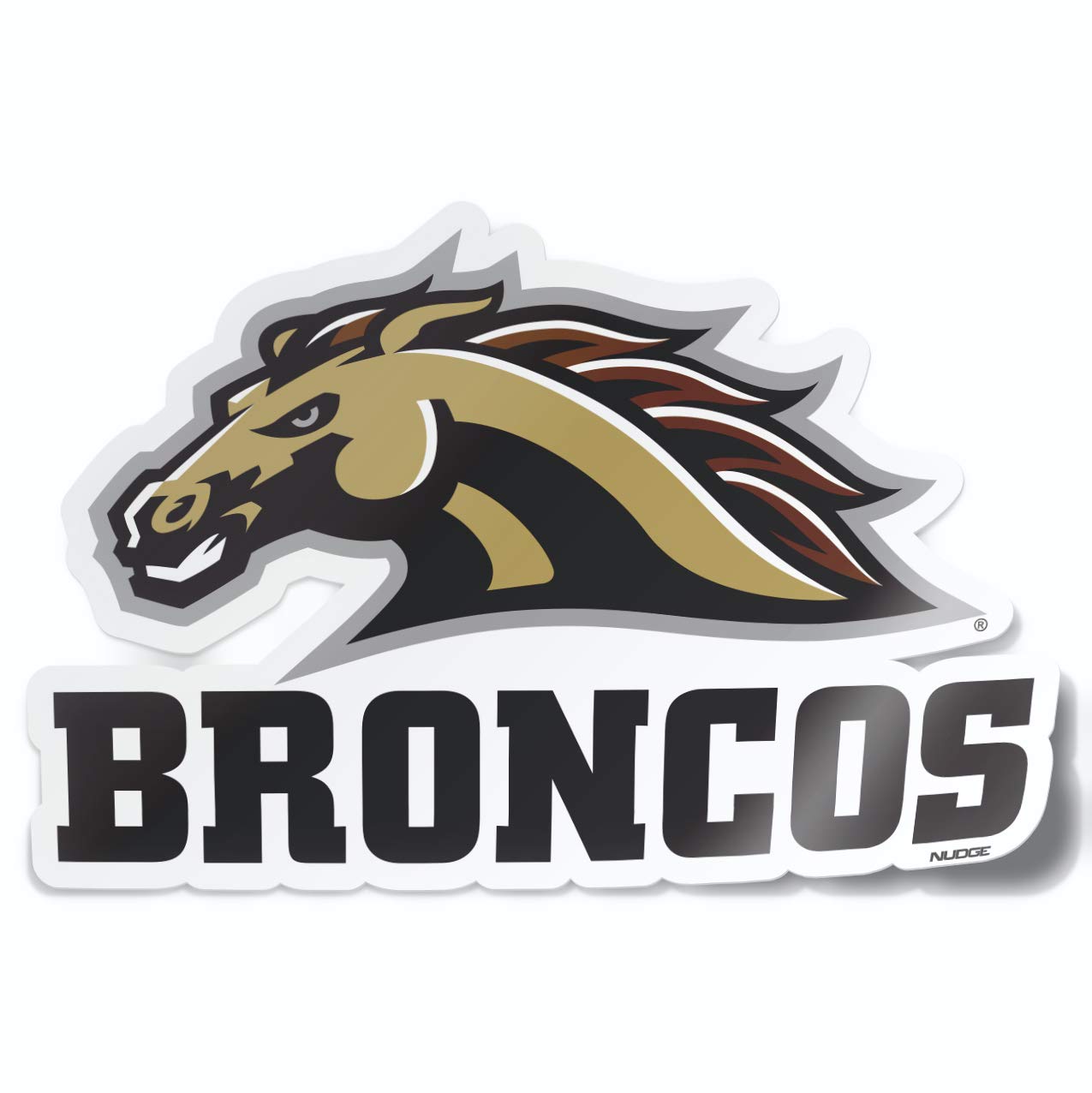 Western Michigan Broncos 12'' x 20'' Faux Rust Banner Sign