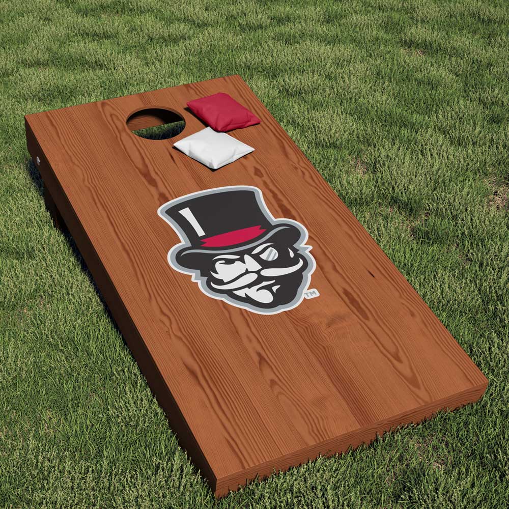 Austin Peay State University Governors Mascot Logo Cornhole Decal