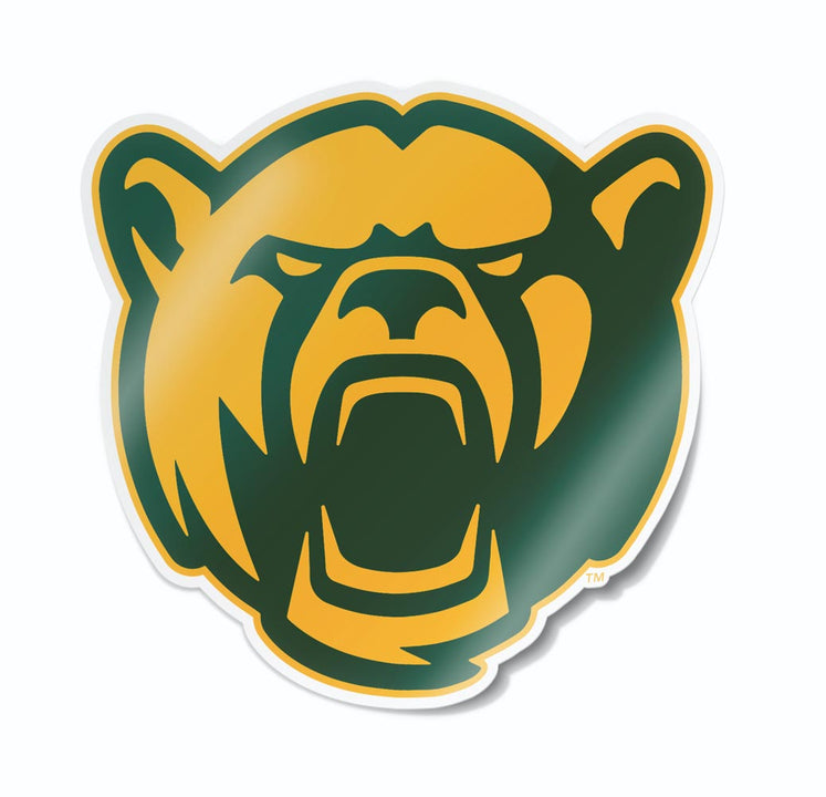 Baylor University Bear Head Alternating Triangle Cornhole Boards