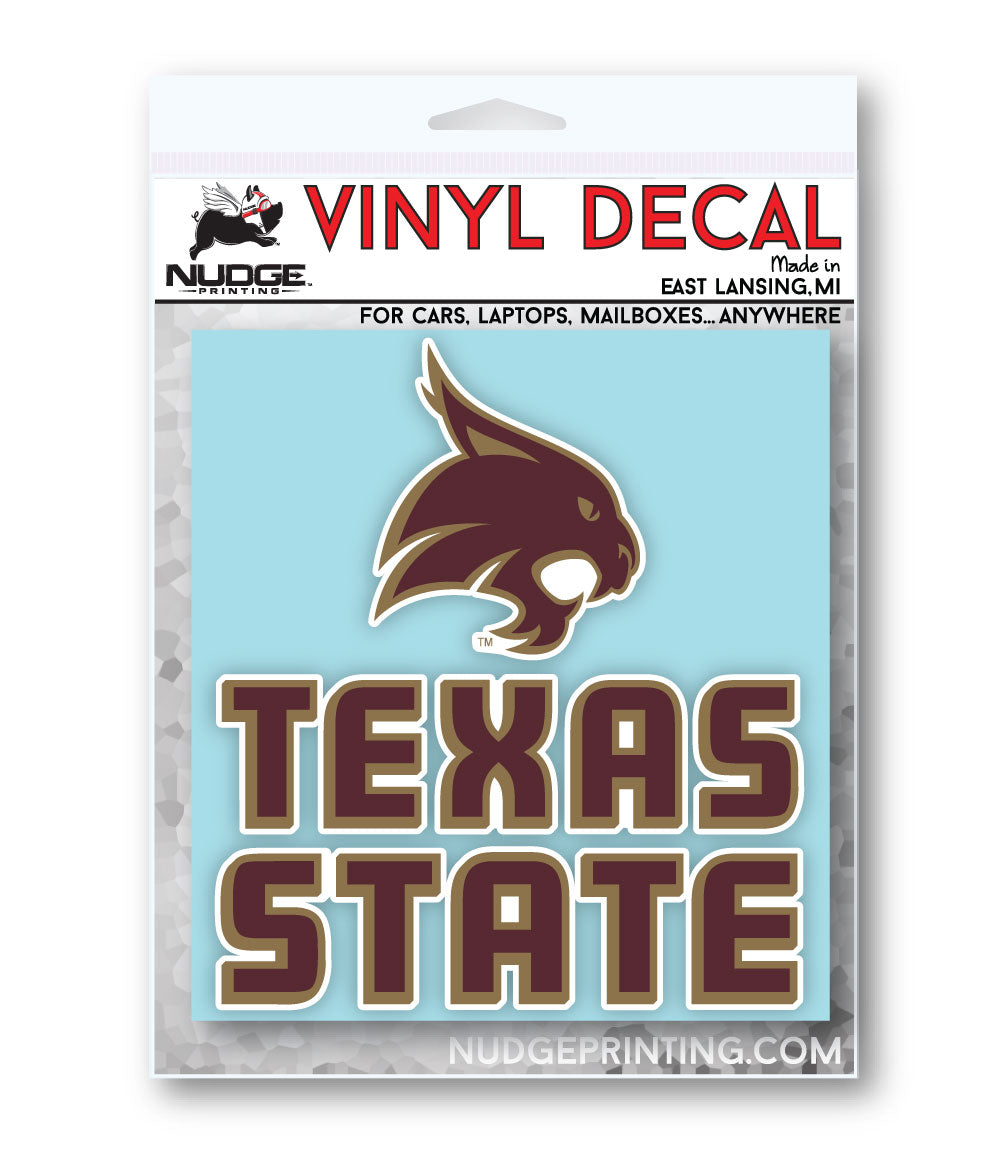 Texas State Stickers & Decals