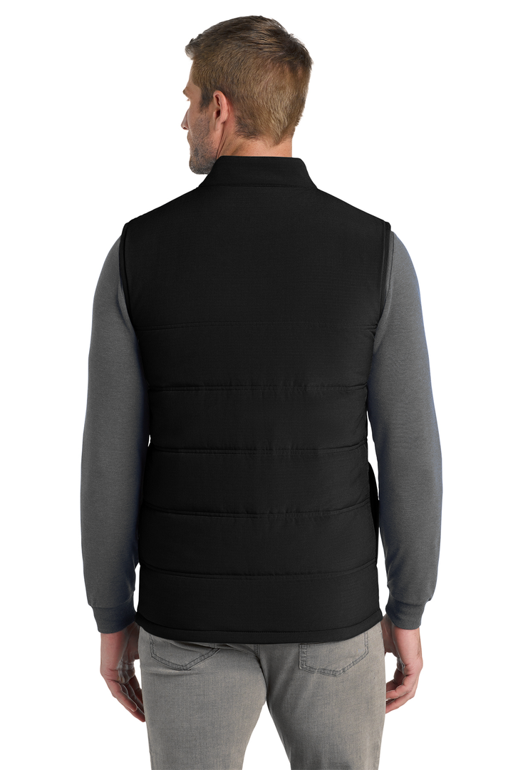 "On the Banks" Travis Mathew Men's Black Cold Bay Vest