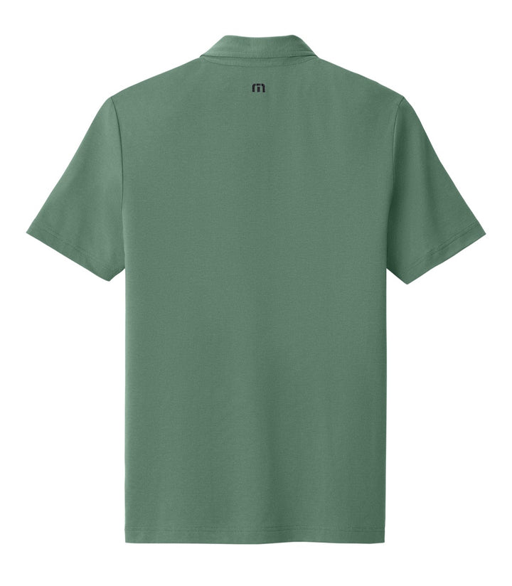 "On the Banks" Travis Mathew Glenview Solid Green Polo