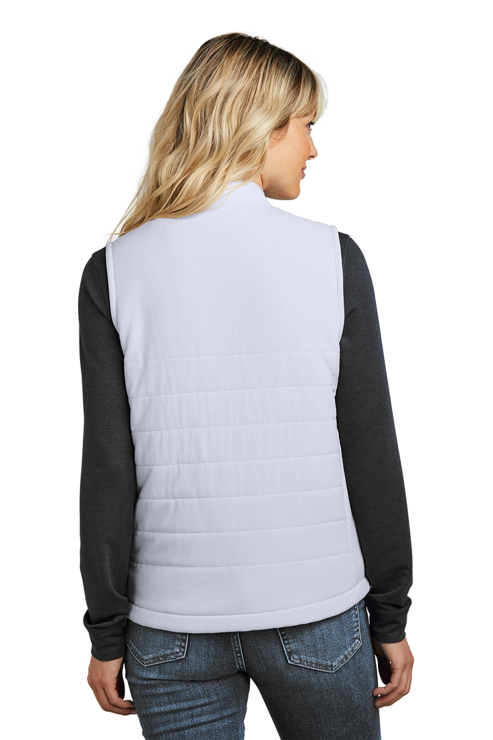 "On the Banks" Travis Mathew Women's White Cold Bay Vest