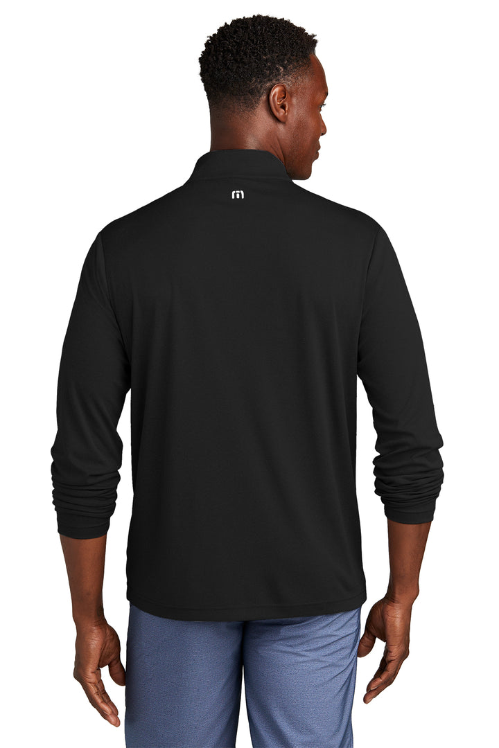 "On the Banks" Travis Mathew Black Coto Quarter Zip