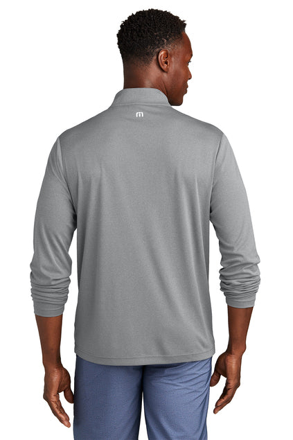 "On the Banks" Travis Mathew Grey Coto Quarter Zip