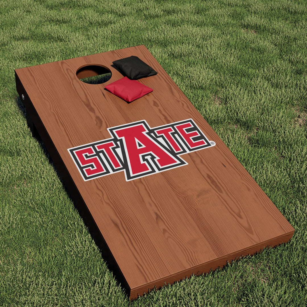 Arkansas State "A State" Cornhole Decal