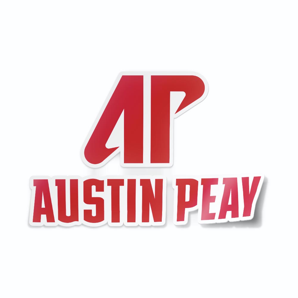 Austin Peay AP Logo Car Decal Sticker