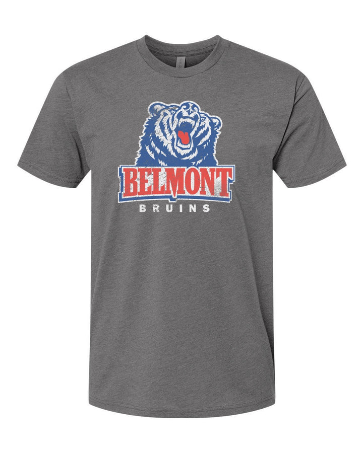 Belmont University Grey T-Shirt Vintage Design