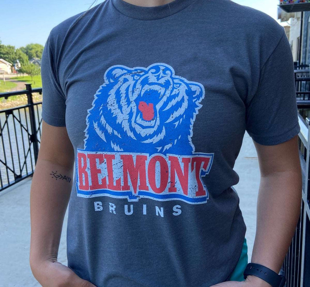 Belmont University Bruins Bear T Shirt on Female