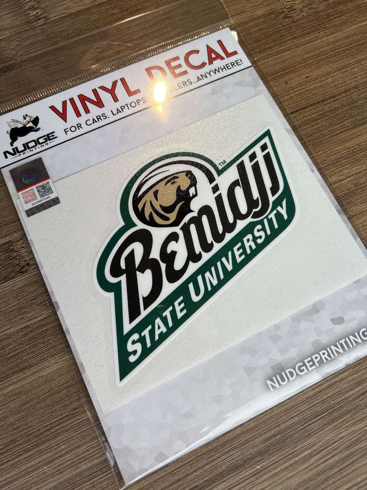 Bemidji State University Car Decal in Packaging