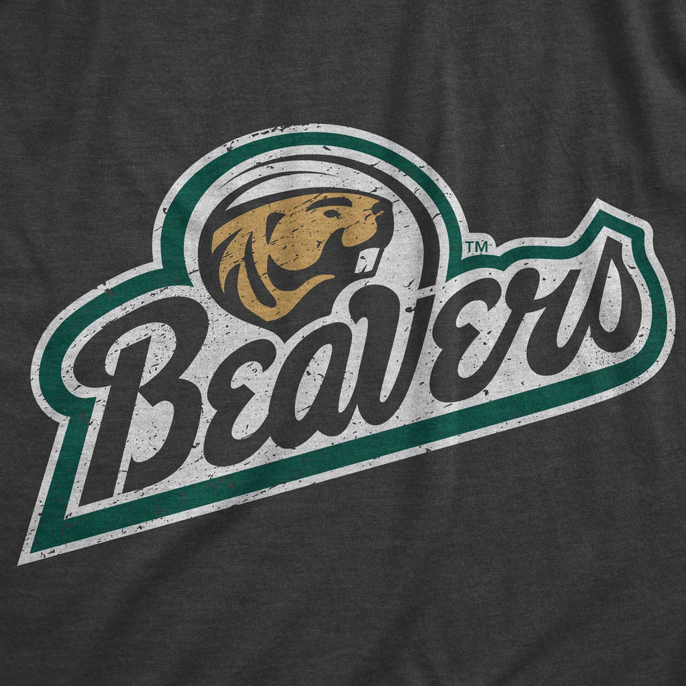 Close up of Bemidji State University Beaver T-Shirt