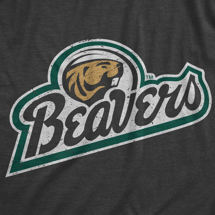 Close up of Bemidji State University Beaver T-Shirt