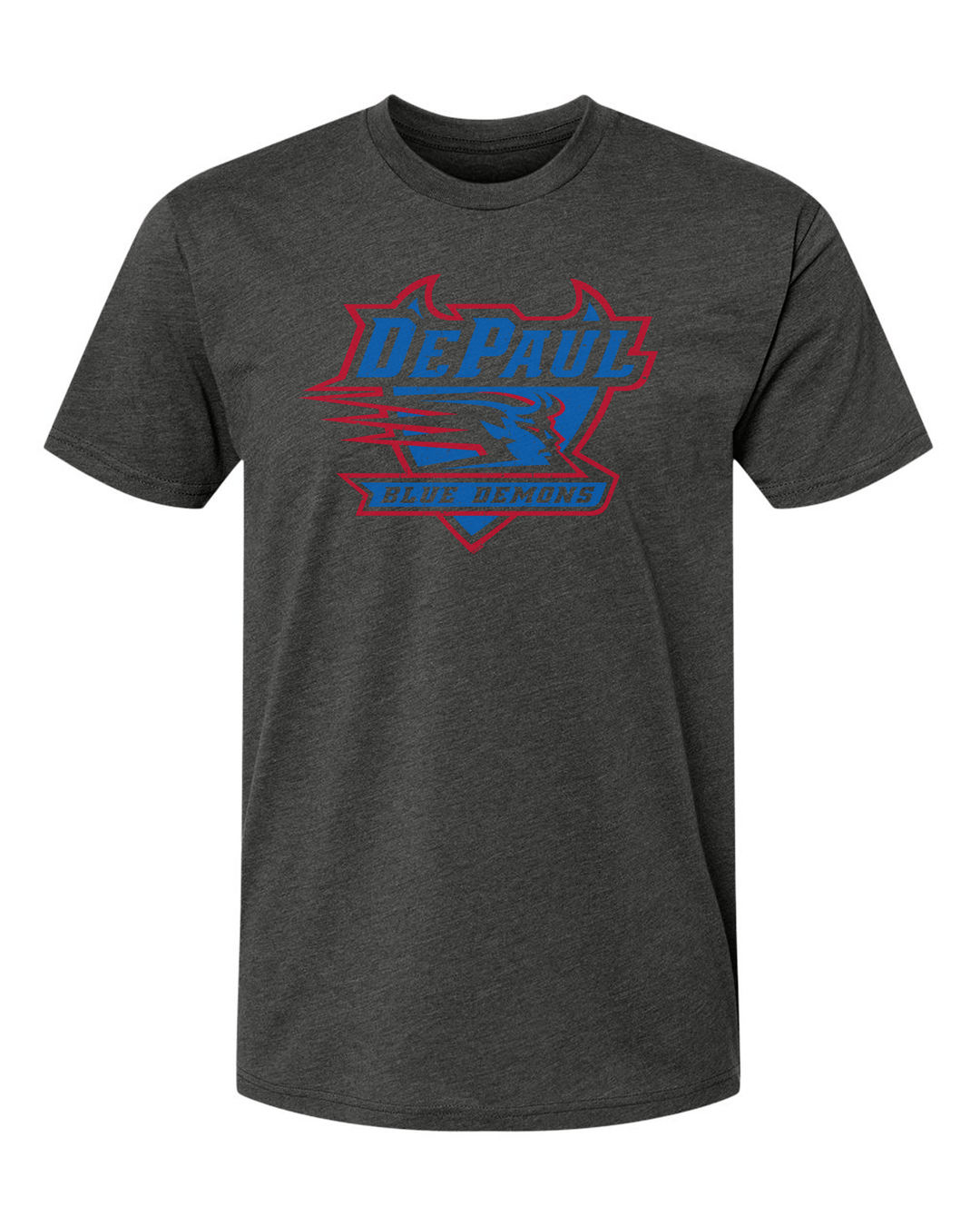 DePaul University Blue Demons Primary Logo T-Shirt Mock up