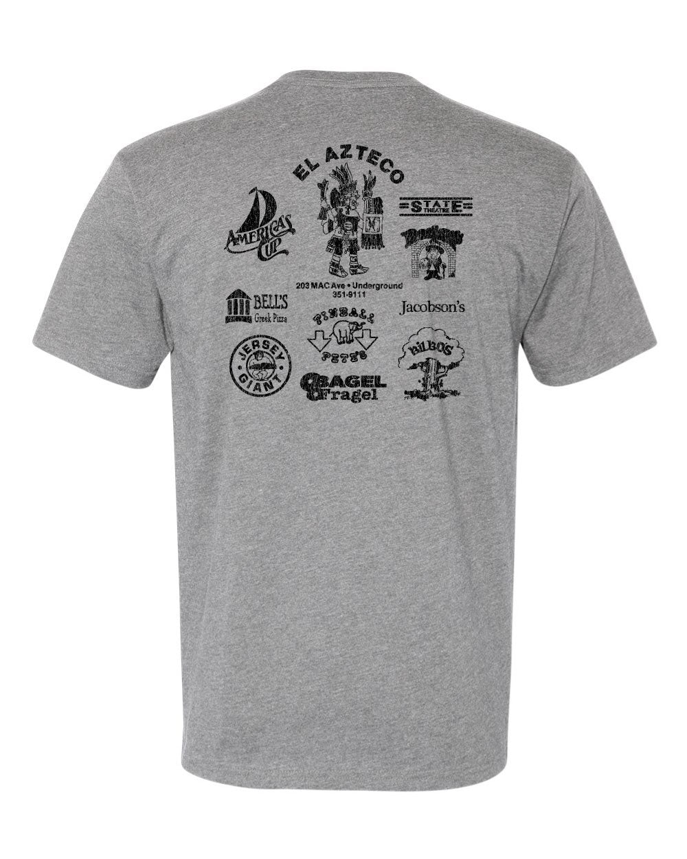 Retro East Lansing 1980's Bars and Restaurants on Campus T-Shirt