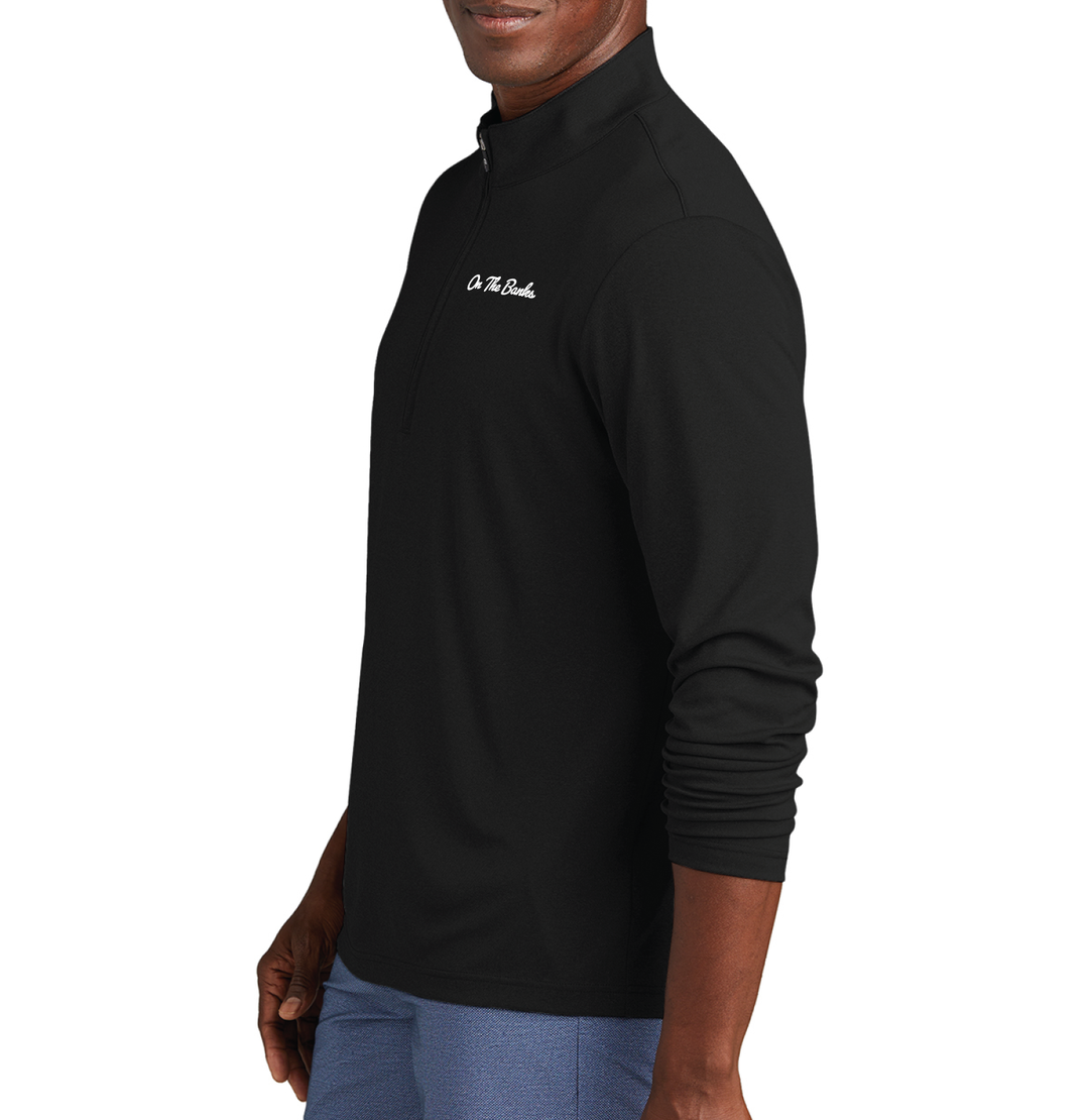 "On the Banks" Travis Mathew Black Coto Quarter Zip