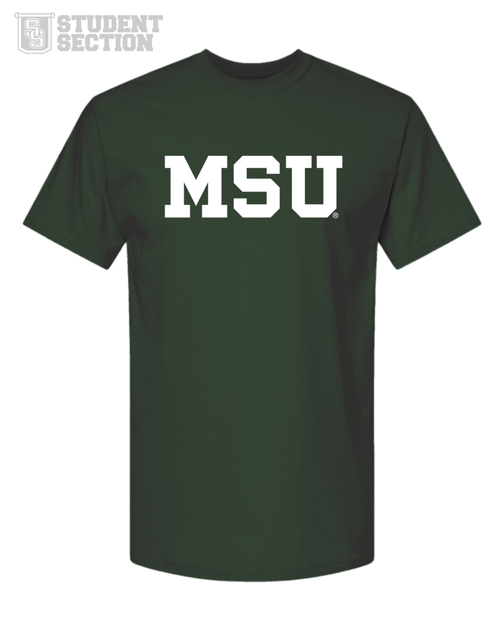 Student Section | Forest Green Michigan State "MSU" Unisex T-Shirt