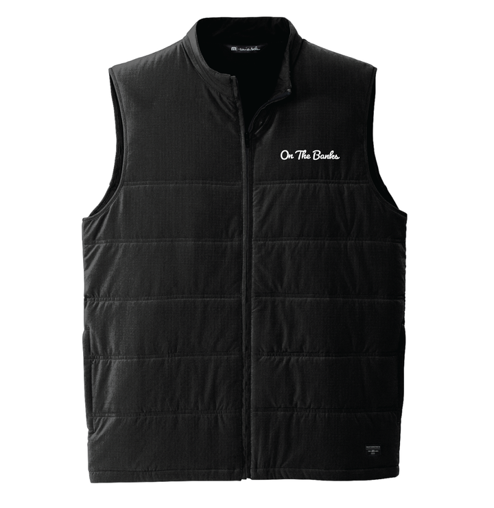 "On the Banks" Travis Mathew Men's Black Cold Bay Vest