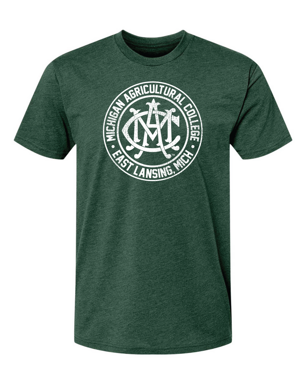 Michigan State University vintage MAC Michigan Agricultural College Green T-Shirt