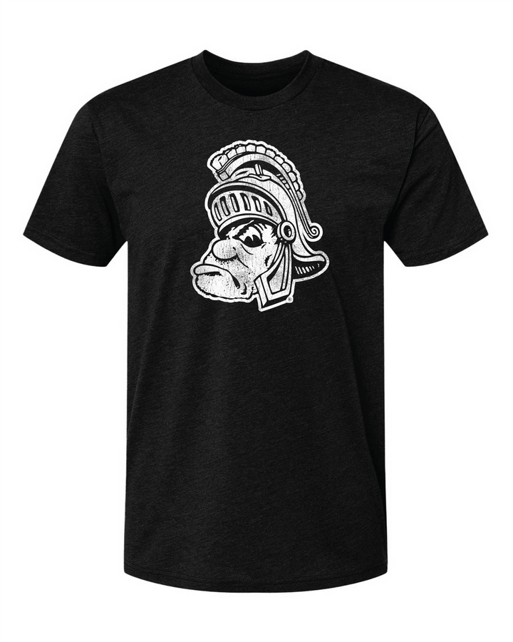 Michigan State University Black Gruff Sparty T-Shirt