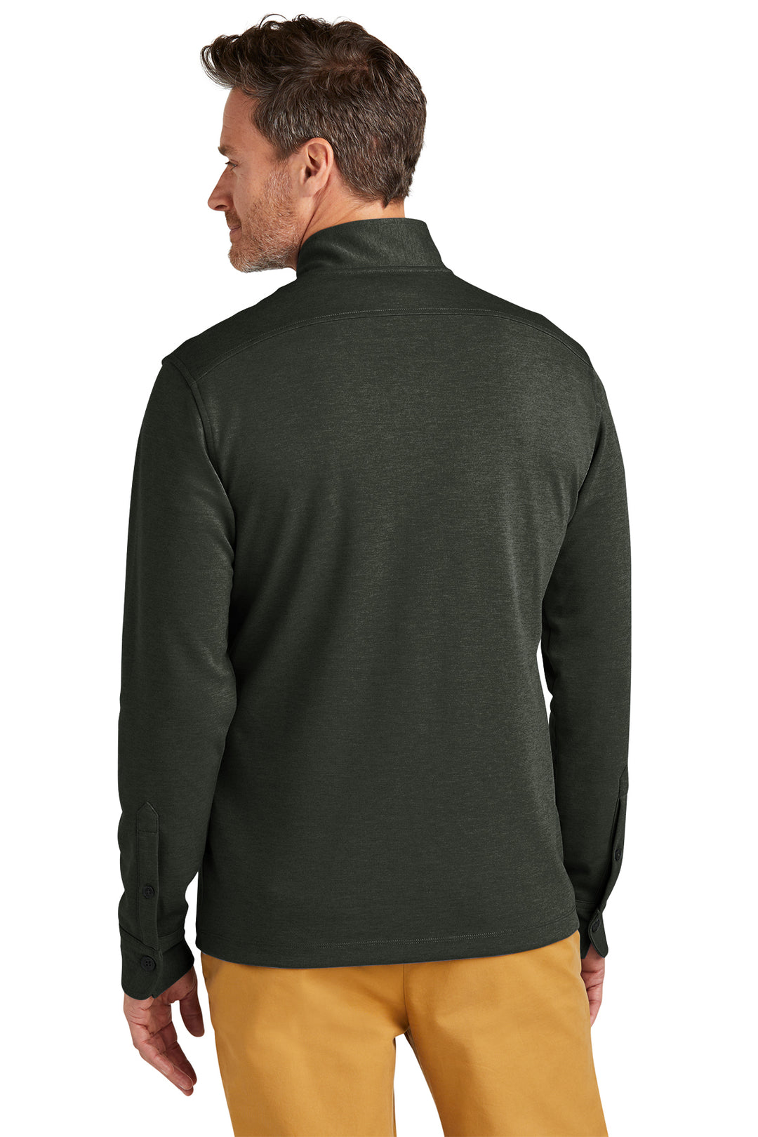MSU Half Button Brooks Brothers Pullover Back