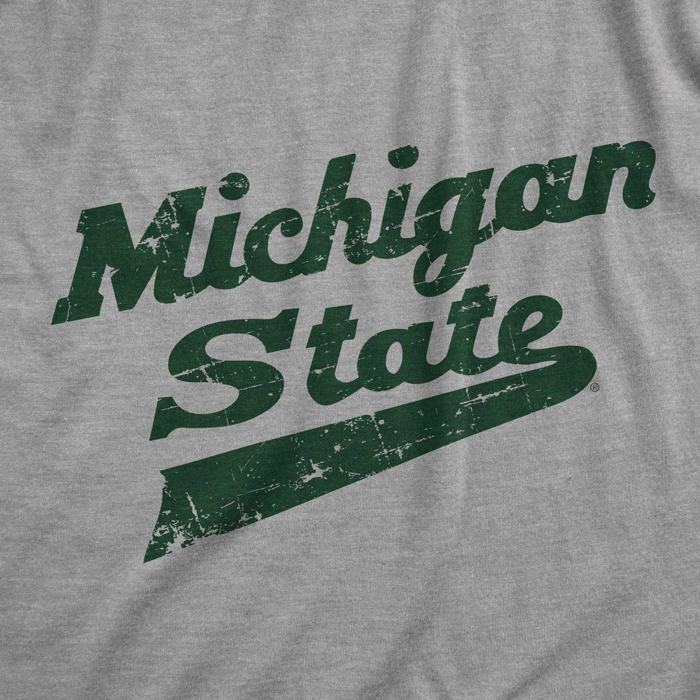 Michigan State Hockey Logo T-Shirt Close Up