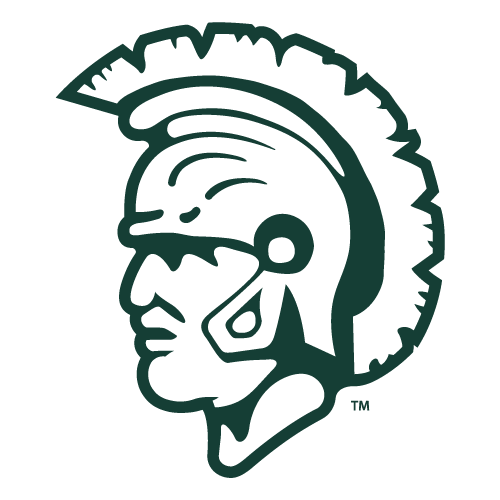 Michigan State Vintage 1965 Spartan Helmet Logo