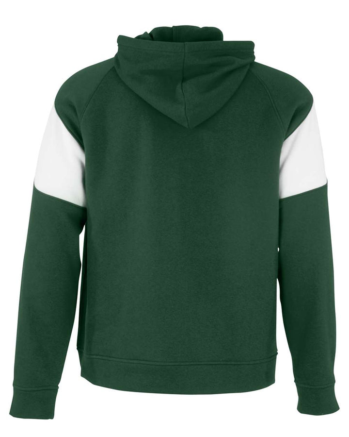 Michigan State Sweatshirt Green Gruff Sparty Hoodie mock up Back view