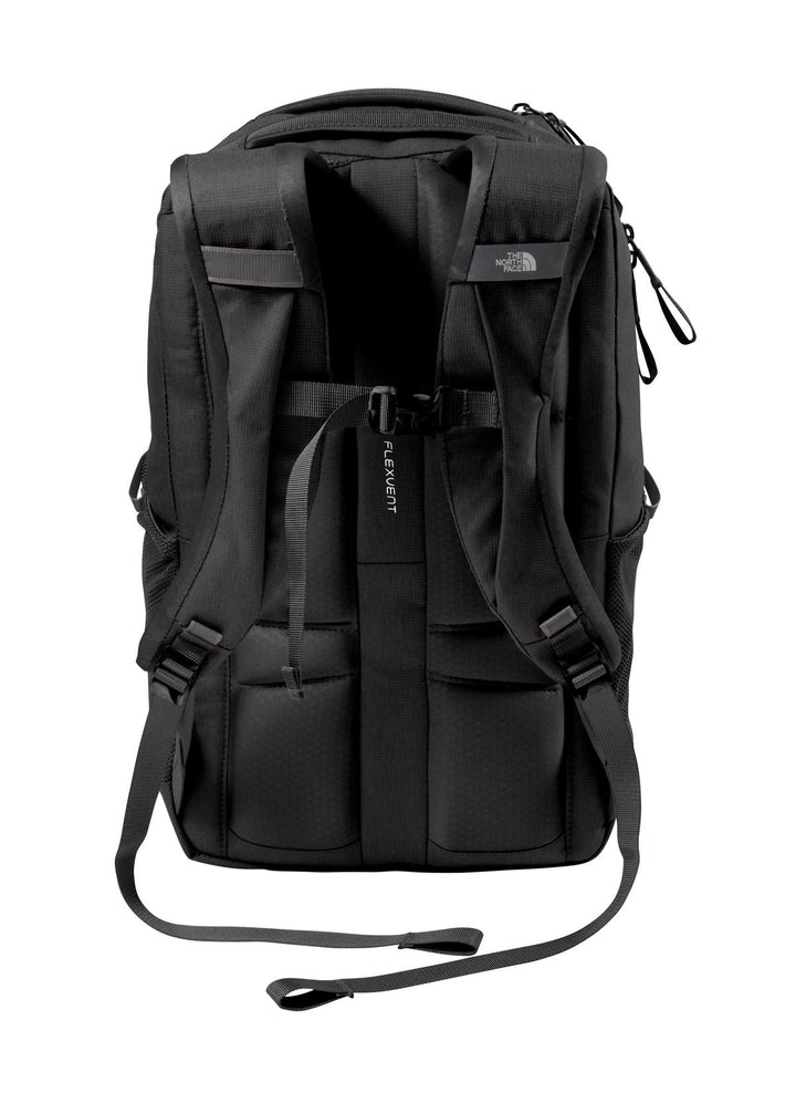 Back view of a North Face Stalwart backpack from Nudge Printing