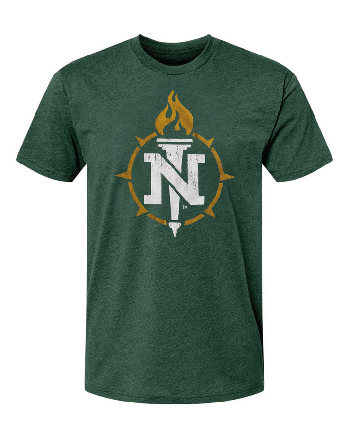 Northern Michigan University Wildcats Torch Logo T-shirt Mock Up