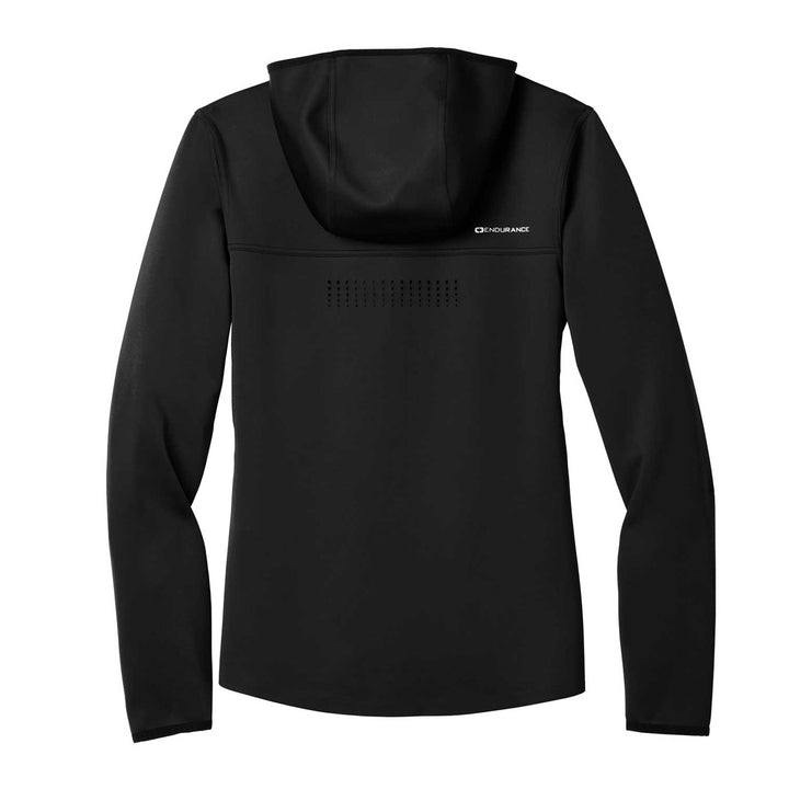 Back view of a black OGIO Endurance Stealth jacket