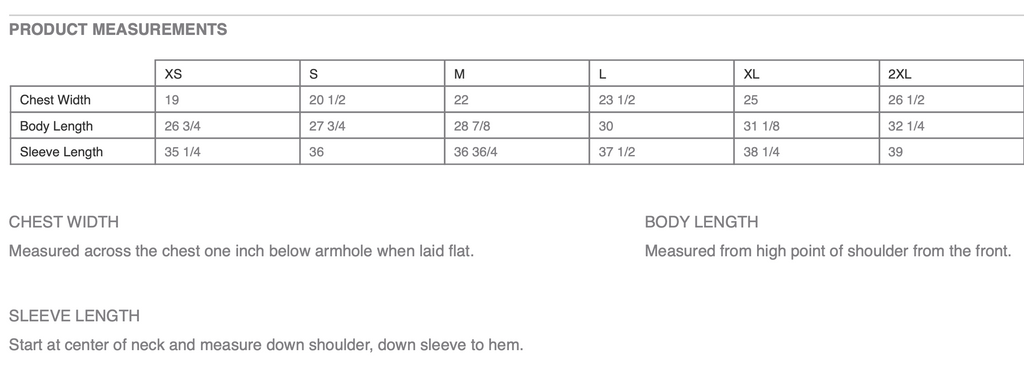 Nudge Printing OGIO Jacket Softshell Size Chart