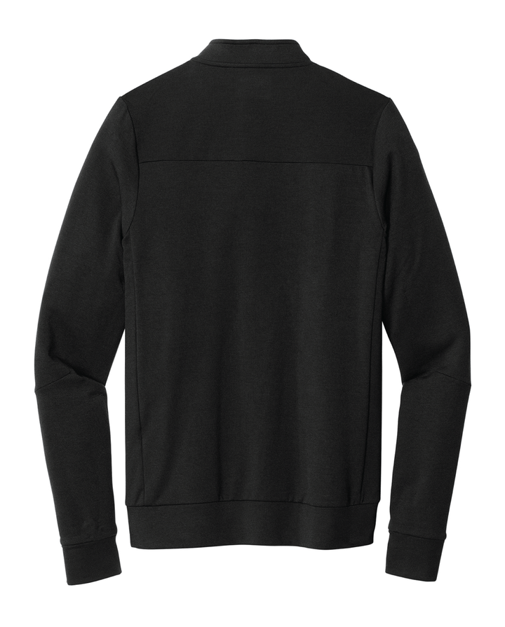 Back view of black OGIO quarter zip sold by Nudge Printing