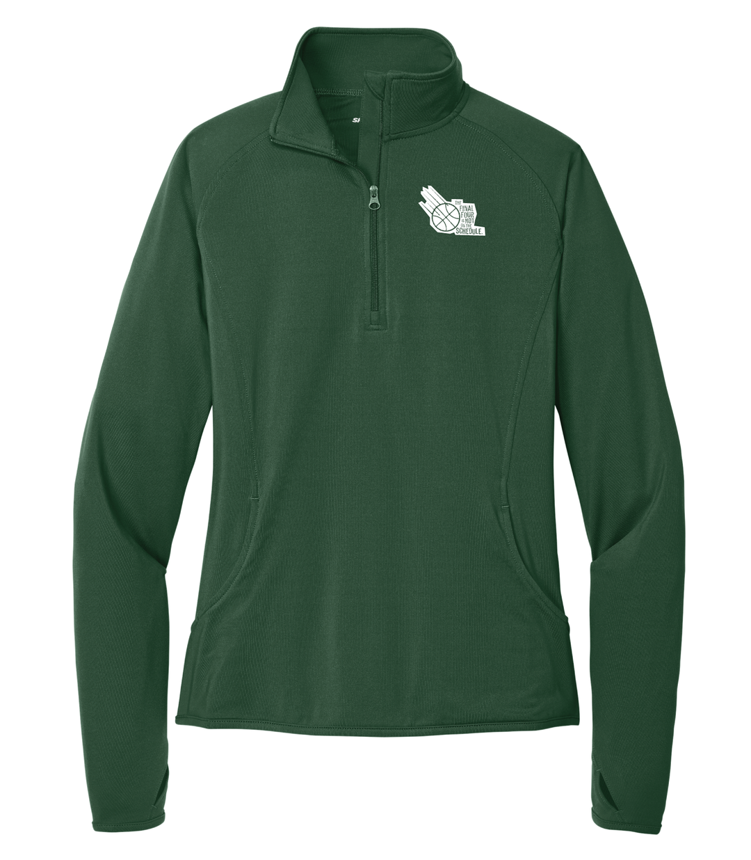 TFFINOTS - Adult Women's Green Quarter Zip