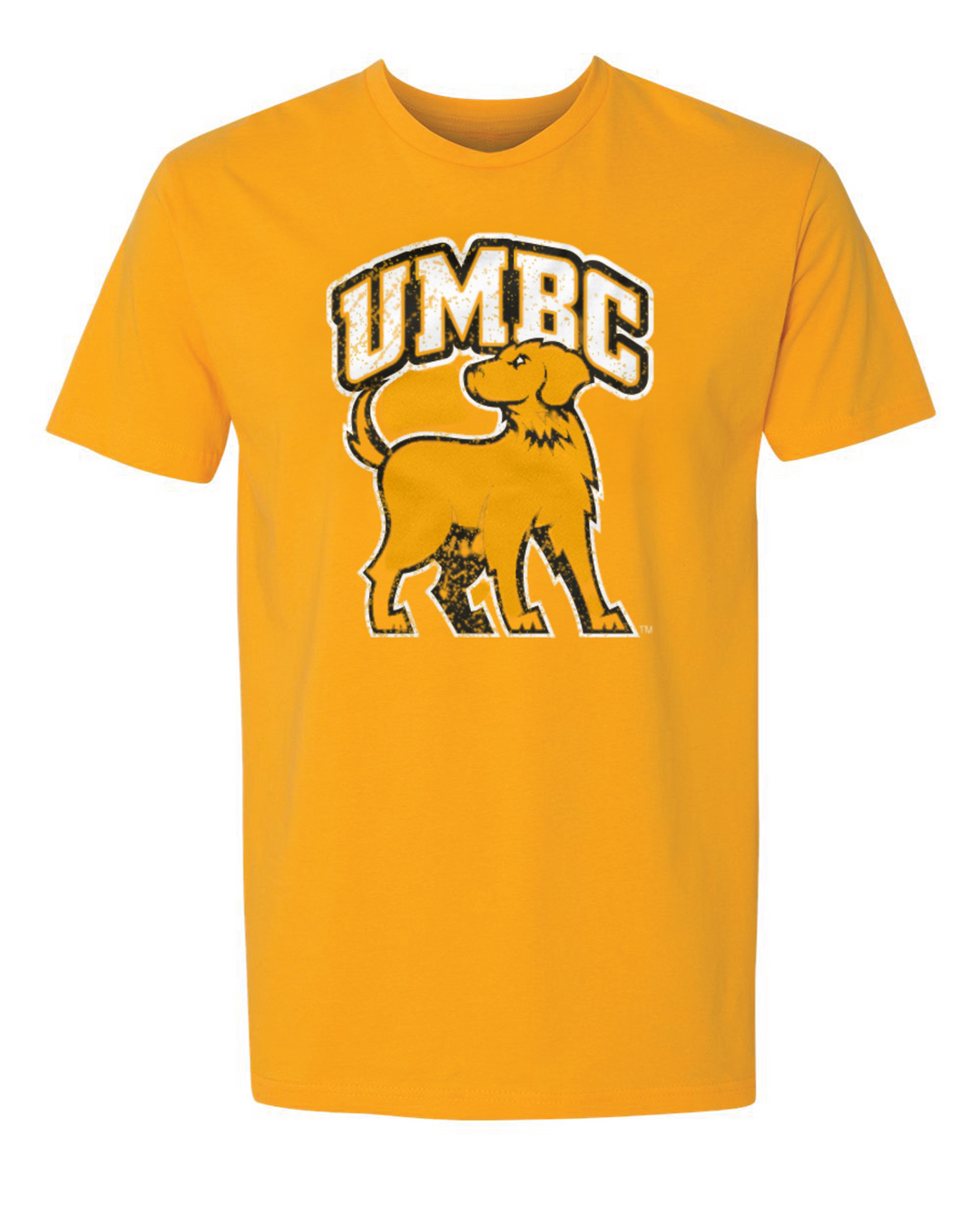 University of Maryland Baltimore County Retrievers Block UMBC and Full Retriever Logo Unisex T-shirt