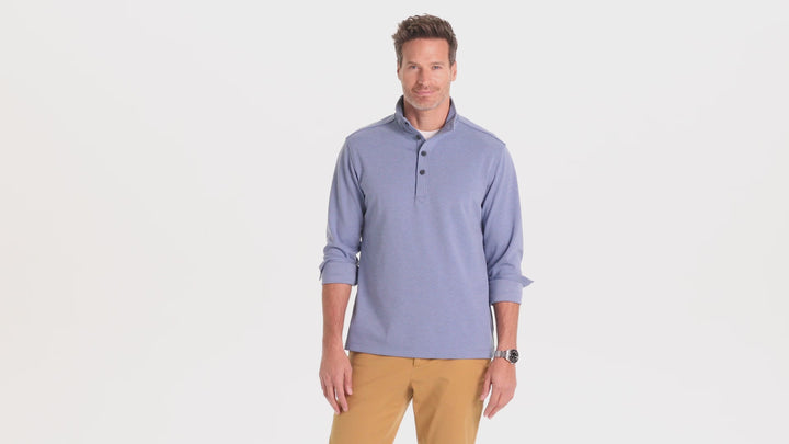 Nudge Printing Brooks Brothers Half Button Pullover Video