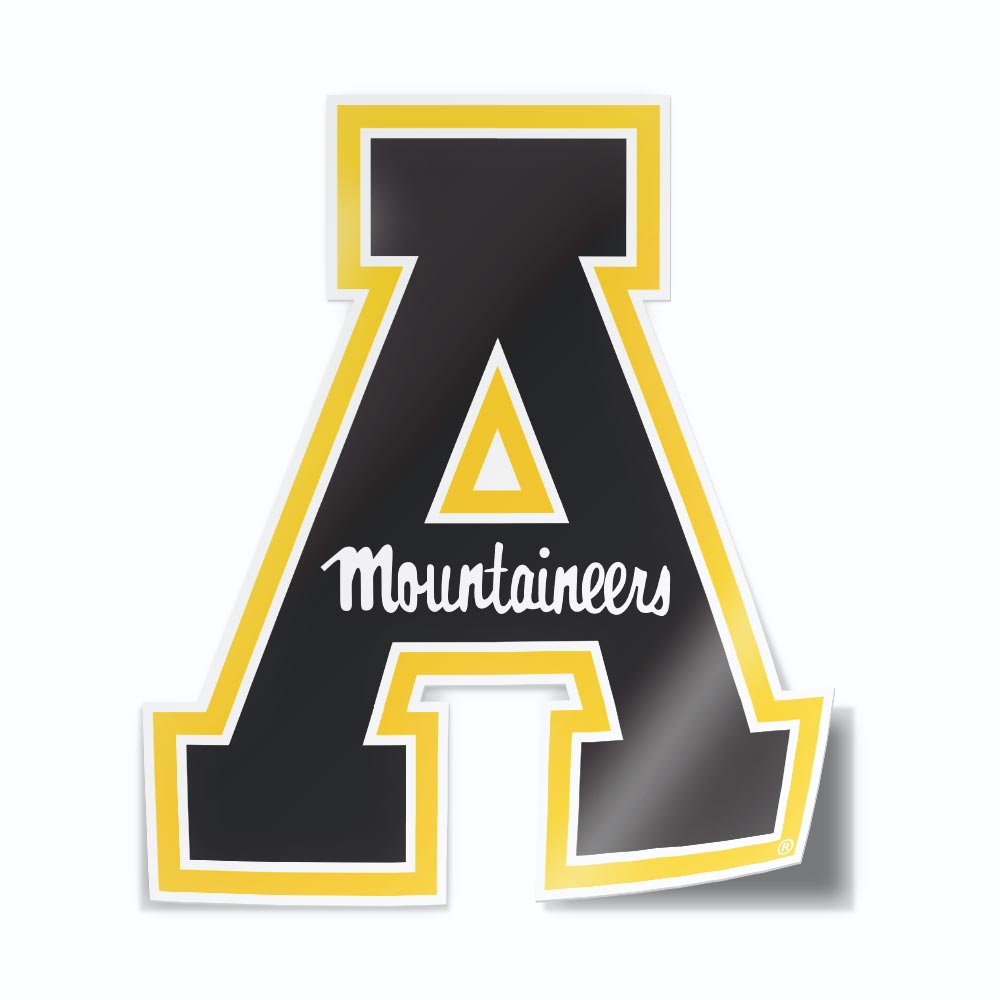 Appalachian State Mountaineer State Logo Auto Vinyl Decal